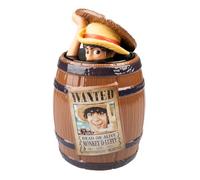 Grupo Erik Porta Biscotti One Piece - Biscottiera con Coperchio Ermetica, Barattolo per Biscotti da Cucina Luffy | Contenitori per Alimenti: One piece Gadget 15,5 x 24 x 15 cm