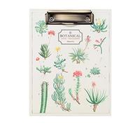 Grupo Erik: Portablocco A5 Botanical Cacti | Cartella portadocumenti con pinza rigida A5, 21,8x17cm, con clip, block notes A5 e tasca documenti, ideale per prendere appunti in ufficio e università