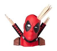 Grupo Erik: Portapenne Deadpool | Porta Penne Marvel Deadpool in resina 18 x 16 x 16 cm, Portapenne simpatico da scrivania, Deadpool e Wolverine Gadget, Deadpool Gadget Ufficio
