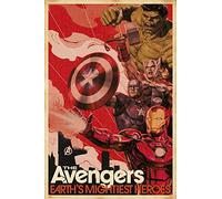 Erik Maxi Poster Marvel The Avengers Gli eroi più potenti della Terra 91,5x61 cm