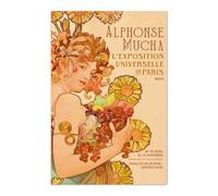 Grupo Erik Poster Alphonse Mucha F. Champenois, 91,5 x 61 cm, spedito arrotolato, poster artistico, poster artistico e stampe