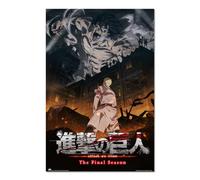 Grupo Erik: Poster Attack on Titan - Assault | Carta da Parete Anime 61 x 91,5 cm, Lucida e Incorniciabile, Gadget