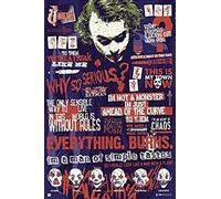 Erik Maxi Poster Batman Il Cavaliere Oscuro Joker Citazioni 91,5x61 cm