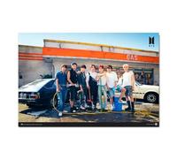 Grupo Erik: Poster BTS Gas Station | Poster da parete BTS, 61x91,5cm, carta lucida | Poster da muro, incorniciabile | Poster BT21, poster bts, poster camera da letto, bts poster,bts merch,bts gadget