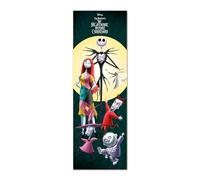 Grupo Erik: Poster da Porta The Nightmare Before Christmas | Poster da parete Disney 53 x 158 cm, Poster da muro con carta lucida e incorniciabile, The Nightmare Before Christmas Gadget
