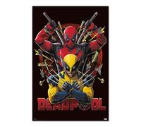 Grupo Erik: Poster Deadpool e Wolverine | Marvel da Parete, 61 x 91,5 cm, Carta Lucida e Incorniciabile, Supereroi, Cameretta Ragazzo