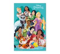 Grupo Erik: Poster Diseny Princess and Pets| Poster da parete Disney, 61 x 91,5 cm, Poster da muro con carta lucida e incorniciabile, Poster Bambini, Disney Gadget
