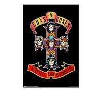 Grupo Erik: Poster Guns n' Roses - Poster da parete Musica / 91,5 x 61 cm incorniciabile, gadget regalo, decorazione parete
