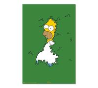 Grupo Erik: Poster Homer Simpson, Homer tra i cespugli/Poster Grande Da Parete Con Licenza Ufficiale, Stampa Per Camera O Ufficio