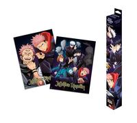 Grupo Erik Poster Jujutsu Kaisen Manga, set di 2 mini poster, 38 x 52 cm, spedito arrotolato in una scatola protettiva, merchandising Jujutsu Kaisen