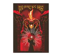 Grupo Erik: Poster Luminoso Il Signore degli Anelli Balrog | Poster Luminescente che Brilla al Buio, 50 x 70 cm, Decorazione luminosa da parete, LOTR Gadget