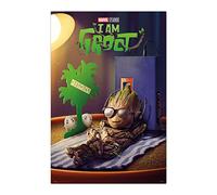 Grupo Erik: Poster Marvel Groot - Get Your Groot On | Poster da parete Marvel, 61 x 91,5 cm, Poster da muro con carta lucida e incorniciabile, Groot Gadget