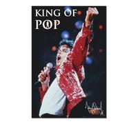 Grupo Erik Poster Michael Jackson King of Pop - Poster da Parete 61 x 91,5 cm con Carta Lucida e Incorniciabile, Colori Brillanti | Descorazione Cameretta, Licenza Ufficiale