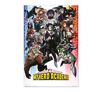 Grupo Erik: Poster My Hero Academy | Poster da parete MHA Class 1-A e 1-B, 61x91,5cm, carta lucida | Poster da muro, incorniciabile | Poster My Hero Academy, Poster Anime, My Hero Academy Gadget