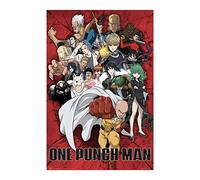 Grupo Erik: Poster One Punch Man - Personaggi | Da Parete 61x91,5cm, Carta Lucida | Incorniciabile | Anime, Gadget