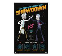 Grupo Erik: Poster Rick & Morty - Interdimensional Showdown | Poster da parete Rick e Morty, 61 x 91,5 cm, Poster da muro con carta lucida e incorniciabile, Rick e Morty Gadget (GPE5801)