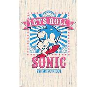 Maxi poster Erik Sonic Let's Roll 91,5x61 cm