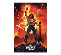 Grupo Erik: Poster da parete Stranger Things - Eddie | Poster Stranger Things 4 61 x 91,5 cm, carta lucida, Poster Stranger Things Grande, Poster da muro incorniciabile
