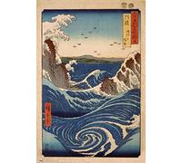 Grupo Erik Decorazione giapponese - Naruto Whirlpools Poster - Decorazione soggiorno o camera da letto - Decorazione soggiorno - Dimensioni: 61 x 91 - licenza ufficiale