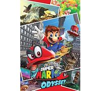 Grupo Erik PP34229 Poster Super Mario Odyssey Collage, carta, Multicolore, 91 x 61,5 x 0,1 cm