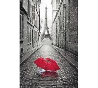 Grupo Erik Publishers Group GPE 4860 - Ombrello rosso Poster Parigi, 61 x 91.5 cm