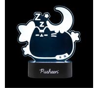 Grupo Erik Pusheen Lampada da Comodino con Luce LED | Luce Notturna Bambini | Luce LED, Lampada da Scrivania, Cavo USB o Batterie AAA, 17 x 19,5 x 5,5 cm, Pusheen Gadget