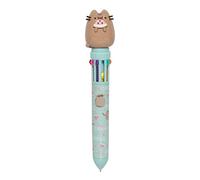 Grupo Erik Pusheen Penna Multicolore 10 Colori | Pusheen Gadget | a Scatto, Topper 3D, Cancelleria Scuola, Regalo Bambina 10 Anni