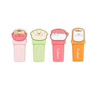 Grupo Erik Set Evidenziatori Pastello Pusheen - 4 Mini Evidenziatori Stitch Colore Assortiti con Topper 3D | Set Cancelleria Kawaii Scuola