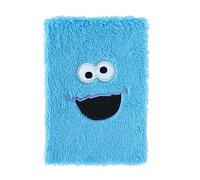 Grupo Erik: Quaderno A5 Sesame Street - Cookie Monster Peluche | Quaderno A5 puntinato stile bullet journal, con copertina rigida in peluche, 192 pagine, Notebook quaderno da personalizzare