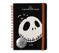 Grupo Erik: Quaderno ad anelli The Nightmare Before Christmas | Quaderno A5, copertina rigida, chiusura elastica, carta di alta qualità, pagine puntinate, ideale come bullet journal o quaderno appunti