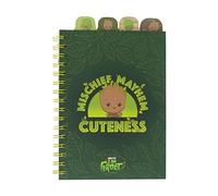 Grupo Erik: Taccuino A5 con Divisori Groot | Quaderno A5 con anelli e divisori, 4 Separatori personalizzati, copertina morbida e pagine puntinate, Quaderno A5 diviso in sezioni