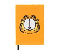 Grupo Erik: Quaderno Garfield - Diario con copertina felpata arancione, perfetto per appunti/Diario Garfield | Quaderno gatto peluche - Carta di alta qualità