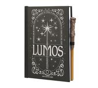 Grupo Erik: Quaderno Harry Potter Lumos Maxima | Quaderno A5 con copertina che si illumina e Penna Bacchetta, Segnalibro, Tasca espandibile, 192 pagine 100 g/m², Harry Potter Gadget