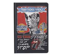 Grupo Erik: Quaderno Rolling Stones | Quaderno A5 con copertina rigida, opaca e soft touch, tasca espandibile, 180 pagine 100 g/m², Qualità Premium, Rolling Stones Gadget