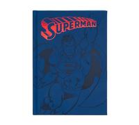 Grupo Erik: Quaderno Superman | Quaderno A5 con copertina rigida blu, Segnalibro e tasca espandibile, 192 pagine 100 g/m², Marvel Must Have, DC Comics | Cancelleria ufficio/Regalo ragazzo