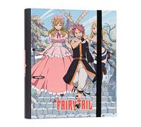 Grupo Erik: Raccoglitore A4 Fairy Tail, Raccoglitore a 2 anelli con elastico e copertina rigida in cartone, 32 x 27 cm, Cartellina portadocumenti A4, Raccoglitore Anime Manga