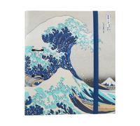 Grupo Erik: Raccoglitore ad anelli A4 Hokusai | Raccoglitore a 2 anelli con elastico, copertina rigida in cartone, 32x27 cm | Raccoglitore Japanese, Cartella Portadocumenti A4