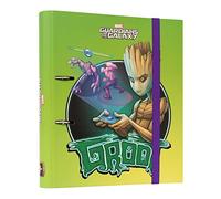 Grupo Erik Raccoglitore ad Anelli A4 Marvel Groot - Raccoglitore a 2 Anelli con Elastico e Copertina Rigida in Cartone per la Scuola | Cancelleria Marvel Legends