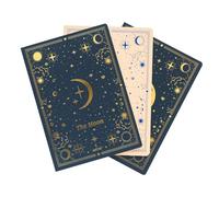 Grupo Erik Set 3 Quaderni A5 Astrale, da personalizzare, con copertina flessibile, carta d'avorio 80g/m², Quaderno Stelle e Luna