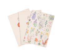 Grupo Erik: Set 3 Quaderni A5 Botanical Wild Flowers | Pack 3 Quaderni A5 da per