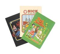 Erik Set 3 Quaderni A5 Steven Rhodes – Puntinato/Righe/Bianche, Copertina flessibile, 64 pagine