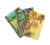 Grupo Erik: Set 3 Quaderni A5 VAN GOGH MUSEUM | Pack 3 Quaderni A5, quaderno con copertina flessibile, 64 pagine in carta d'avorio 80g/m², opere emblematiche di Van Gogh | Cancelleria ufficio
