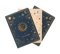Grupo Erik Set 3 Quaderni A6 Astrale, da personalizzare, con copertina flessibile, carta d'avorio 80g/m², Quaderno Stelle e Luna