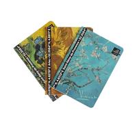Grupo Erik: Set 3 Quaderni A6 VAN GOGH MUSEUM | Pack 3 Quaderni A6, quaderno piccolo con copertina flessibile, 64 pagine in carta d'avorio 80g/m², opere emblematiche di Van Gogh.