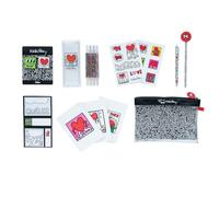 Erik Set cancelleria Keith Haring – 3 quaderni A6, penna, matita, 4 evidenziatori, astuccio