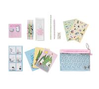 Grupo Erik Set Cancelleria Mumin | Kit completo con astuccio, penna, evidenziatori e quaderni A6 ispirati ai simpatici personaggi gialli, cancelleria ufficiale Moomin
