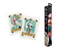 Grupo Erik: Set di 2 Mini Poster The Nightmare Before Christmas | Pack di 2 Poster da parete Disney, 38 x 52 cm, Poster da muro con carta lucida + Adesivo incluso, Nightmare Before Christmas Gadget