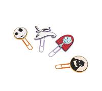 Grupo Erik: Set Graffette The Nightmare Before Christmas | Set di 4 graffette personalizzate, Clip di cancelleria, Fermagli Clips personalizzati Disney, Cancelleria Nightmare Before Christmas