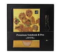 Grupo Erik: Set Quaderno e Penna Van Gogh | Set Regalo Quaderno A5 + Penna personalizzati, Copertina rigida, 192 pagine 100 g/m², Qualità Premium, Idea regalo donna