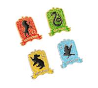 Grupo Erik: Set Spille Harry Potter Casate | Set 4 Spillette Personalizzate di Hogwarts, Spille Smaltate in metallo, Harry Potter Gadget, Regalo Harry Potter